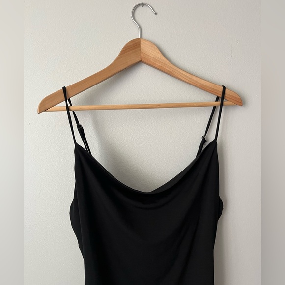 Mendocino/ ShopM boutique Black Mini dress NWT! Size: L - Picture 3 of 5